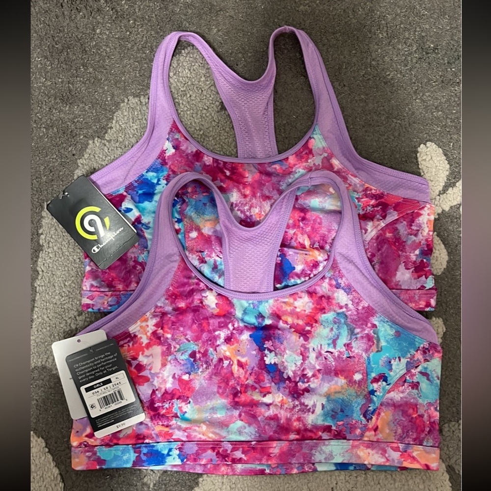 Champion Juniors Purple Sports Bra bundle